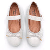 Nono Kids Mary Jane Glittered White Shoes - White (133-304)