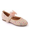 NONO Whimsical Unicorn Mary Jane Topped with Bow - Pink