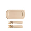 Hegen Multi-stage Fork and Spoon PPSU with Case - Taupe