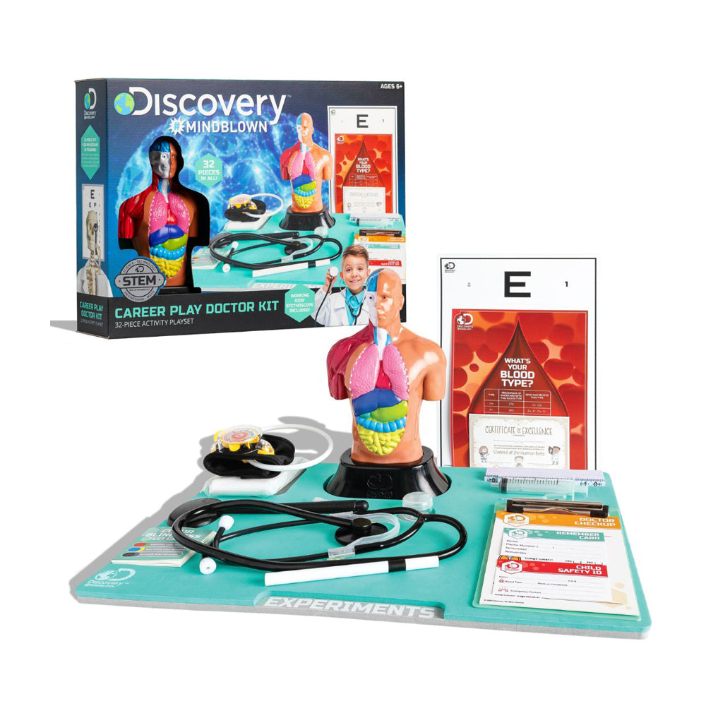 Discovery Mindblown Discovery Mindblown 32pc Career Play Doctor Kit (1403011090)