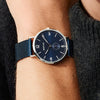 Bering Classic 40mm Ladies Blue Mesh Analog