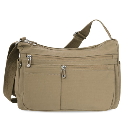 Laselle Lightweight Crossbosy Bag - Khaki