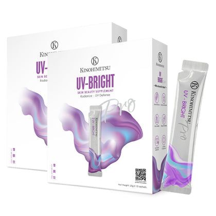 [SG61 Deal Bundle of 2] Kinohimitsu UV-Bright Pro - 25g x 15 Sachets