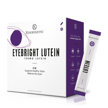 [Bundle of 2] Kinohimitsu Eyebright Lutein (112.5mg Marigold Extract) - 2g x 30 Sachets