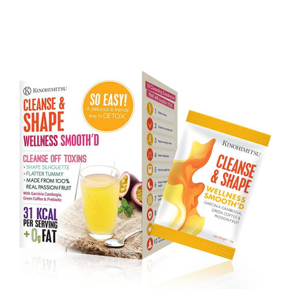 Kinohimitsu Wellness Smooth'D Cleanse & Shape - 10g x 15 Sachets