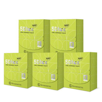 [SG61 Deal Bundle of 5] Kinohimitsu 5DTOX (Fibre Chewable Tablet) 600MG 8S