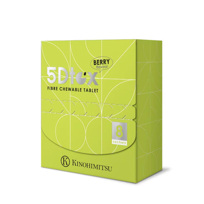 [ONLINE EXCLUSIVE Bundle of 3] Kinohimitsu 5DTOX (Fibre Chewable Tablet) 600MG 8S