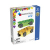 MAGNA-TILES Cars 2 Piece Expansion Set - Green & Yellow (16022)