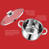 Kukeri 1.5L Casserole Pot with Glass Lid - 16cm
