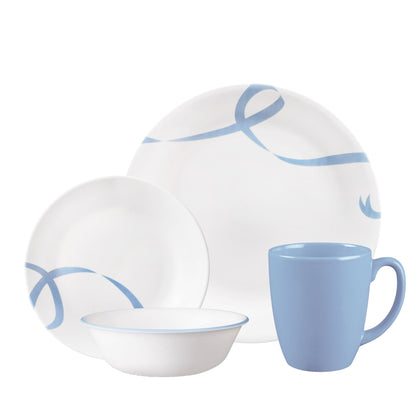 CORELLE 16-pc Dinner Set - Blue Ribbon