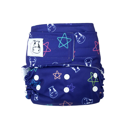 [ONLINE EXCLUSIVE] Moo Moo Kow™ Stay-Dry Cloth Diaper - Colour Star