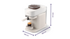 Philips baristina Espresso Machine (BAR300/00) + FREE Coffee Waste Bin - White