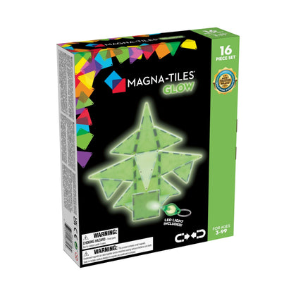 MAGNA-TILES Glow 16 Piece Set (LED light included) (18816)