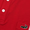 Crocodile Short-Sleeved Polo - Red