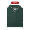 [Mix & Match Any 2] Crocodile Short-Sleeved Mandarin Collar Polo