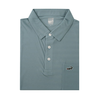 Crocodile Short-Sleeved Polo - Col-1
