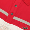 Crocodile Short-Sleeved Polo - Red White