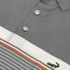 Crocodile Short-Sleeved Shirt - Grey