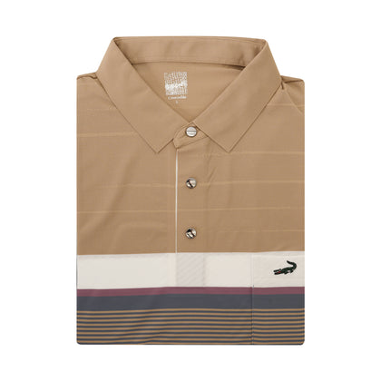 Crocodile Short-Sleeved Shirt - Khaki