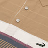 Crocodile Short-Sleeved Shirt - Khaki