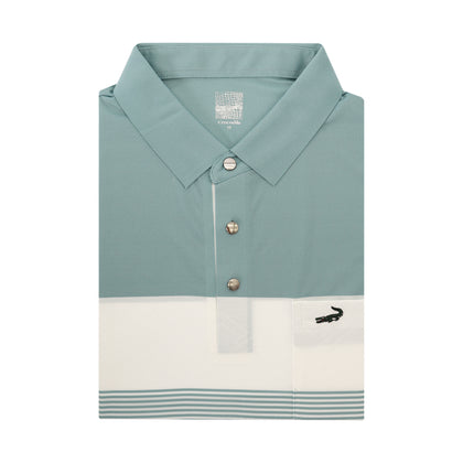 Crocodile Short-Sleeved Shirt - Light Blue