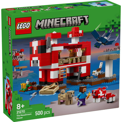 LEGO Minecraft: The Mooshroom House (21270)