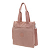 LASELLE Lightweight Nylon Tote Bag - Peach