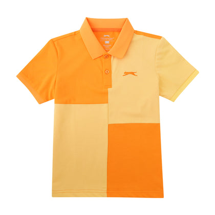 Slazenger Color Block Microfiber and Spandex Polo