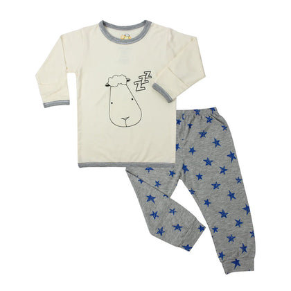 Baa baa Sheepz Pyjamas Set Yellow Sleepy Head + Blue Star