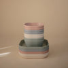 mushie Square Dinnerware Plates Set of 2 - Blush