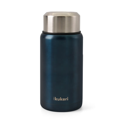 Kukeri 750ml Insulated Food Jar with Foldable Spoon - Blue