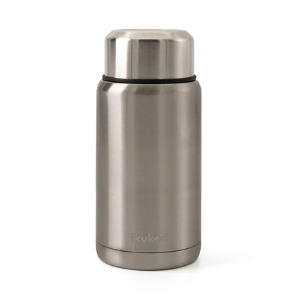 Kukeri 750ml Insulated Food Jar with Foldable Spoon - Pewter