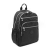 Laselle Lightweight Nylon Backpack - Black
