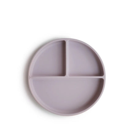 mushie Silicone Suction Plate - Soft Lilac