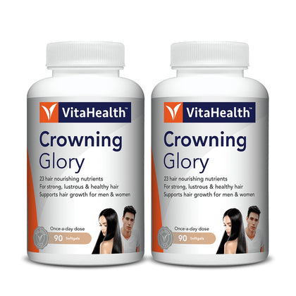 VitaHealth Crowning Glory 90 Softgels - Bundle of 2