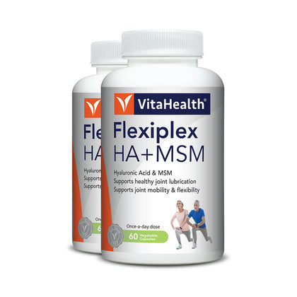 VitaHealth Flexiplex HA+MSM 60 Vegetable Capsules - Bundle of 2