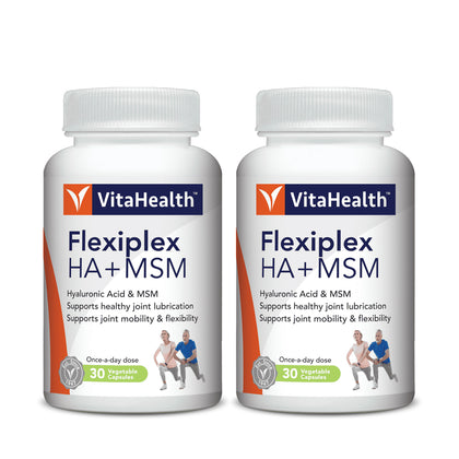 VitaHealth Flexiplex HA+MSM 60 Vegetable Capsules - Bundle of 2