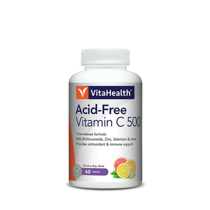 VitaHealth Acid-Free Vitamin C 500 60 Tablets