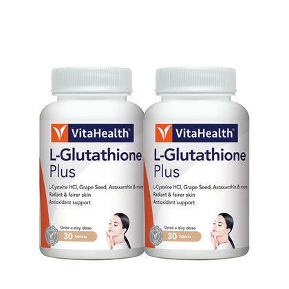 VitaHealth L-Glutathione Plus 30 Tablets (Twin Pack)
