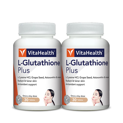 VitaHealth L-Glutathione Plus 30 Tablets - Bundle of 2