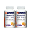 VitaHealth Vitamin C with Zinc+ 60 Tablets (Twin Pack)