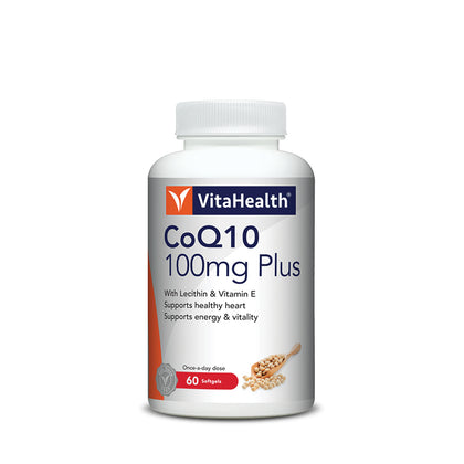 VitaHealth CoQ10 100mg Plus (60 Softgels)
