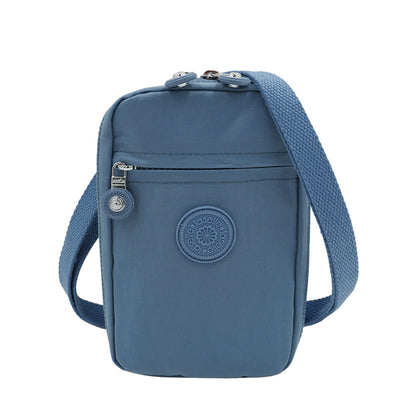 LASELLE Lightweight Nylon Crossbody Bag - Blue