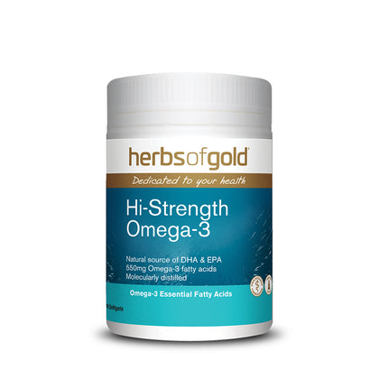 Herbs of Gold Hi-Strength Omega-3 (90 Softgels)