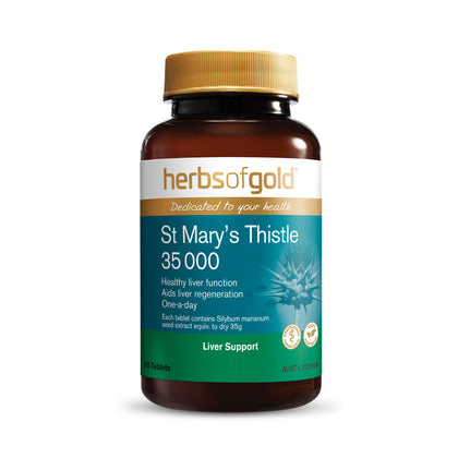 Herbs of Gold St Mary's Thistle 35000 60 Tablets
