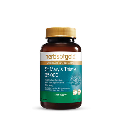 Herbs of Gold St Mary's Thistle 35,000 60 Tablets