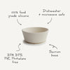 mushie Silicone Suction Bowl - Ivory