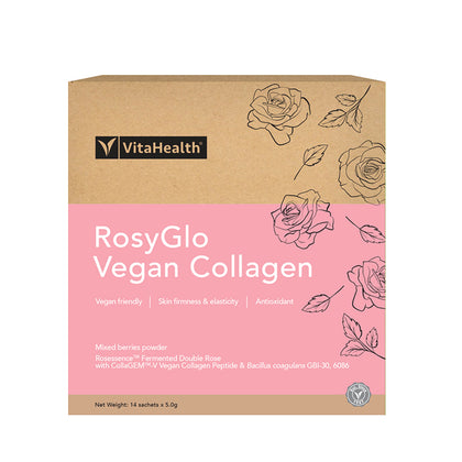 VitaHealth RosyGlo Vegan Collagen 14 Sachets x 5.0g