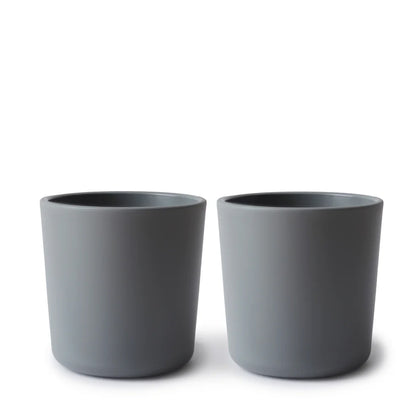 mushie Dinnerware Cup Set of 2 - Smoke