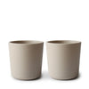 mushie Dinnerware Cup Set of 2 - Vanilla